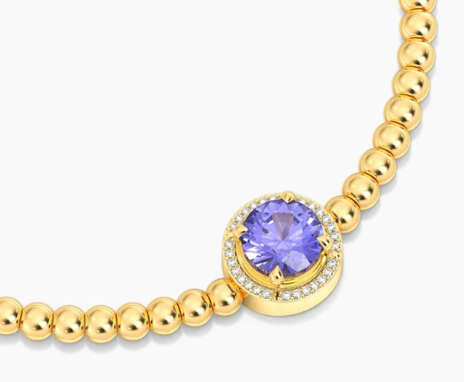Ella Stein December Birthstone Bead Bracelet