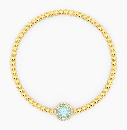 Ella Stein March Birthstone Bead Bracelet