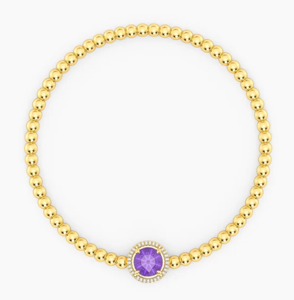 Ella Stein February Birthstone Bead Bracelet