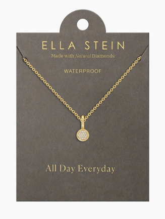 Ella Stein Small Circle Pendant Necklace