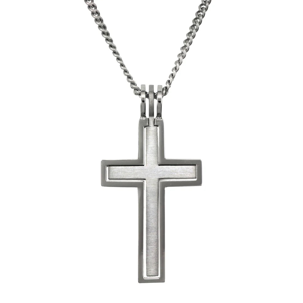 Stainless Steel Cross Necklace