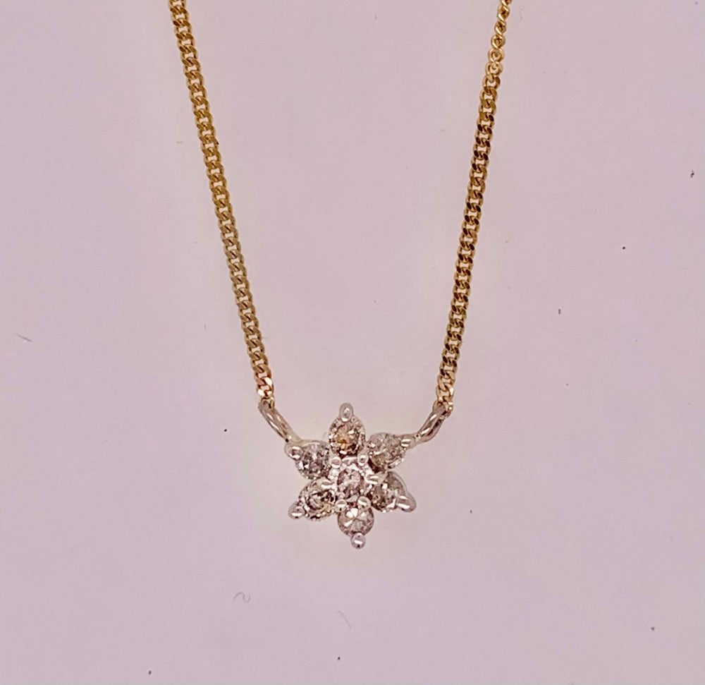 14K Diamond Pendant