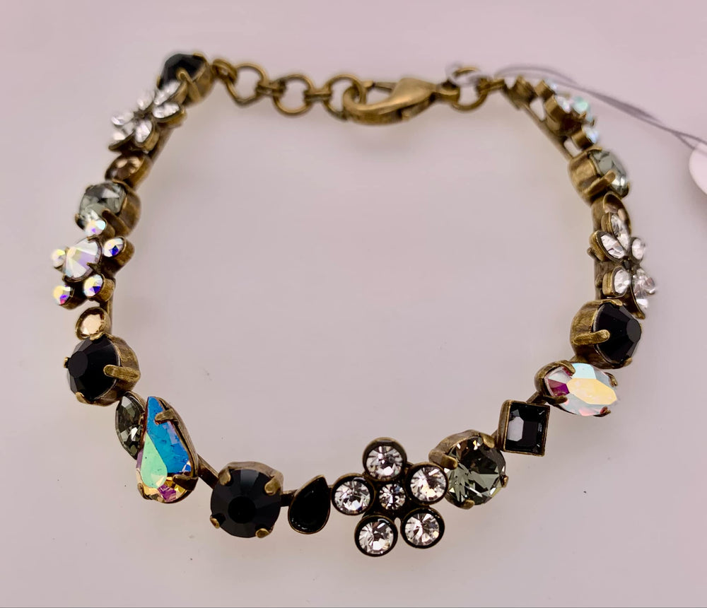 Classic Floral Crystal Bracelet Tennis Bracelet