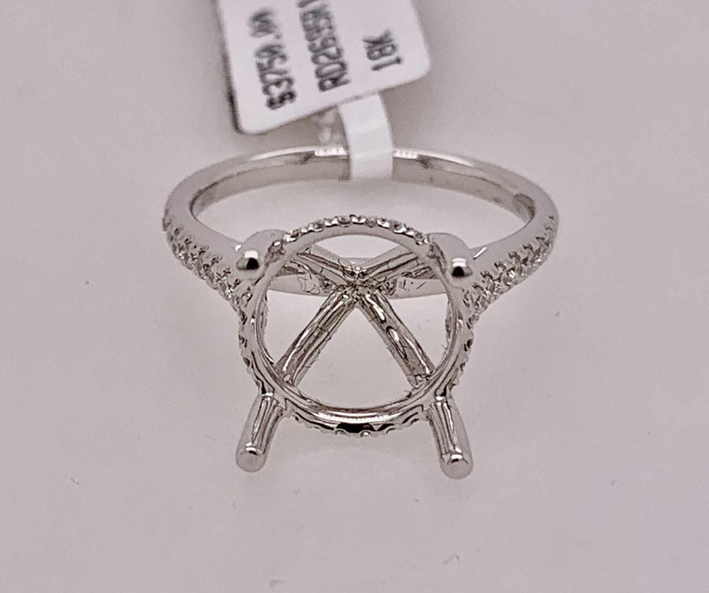 18K Diamond Semi-Mount