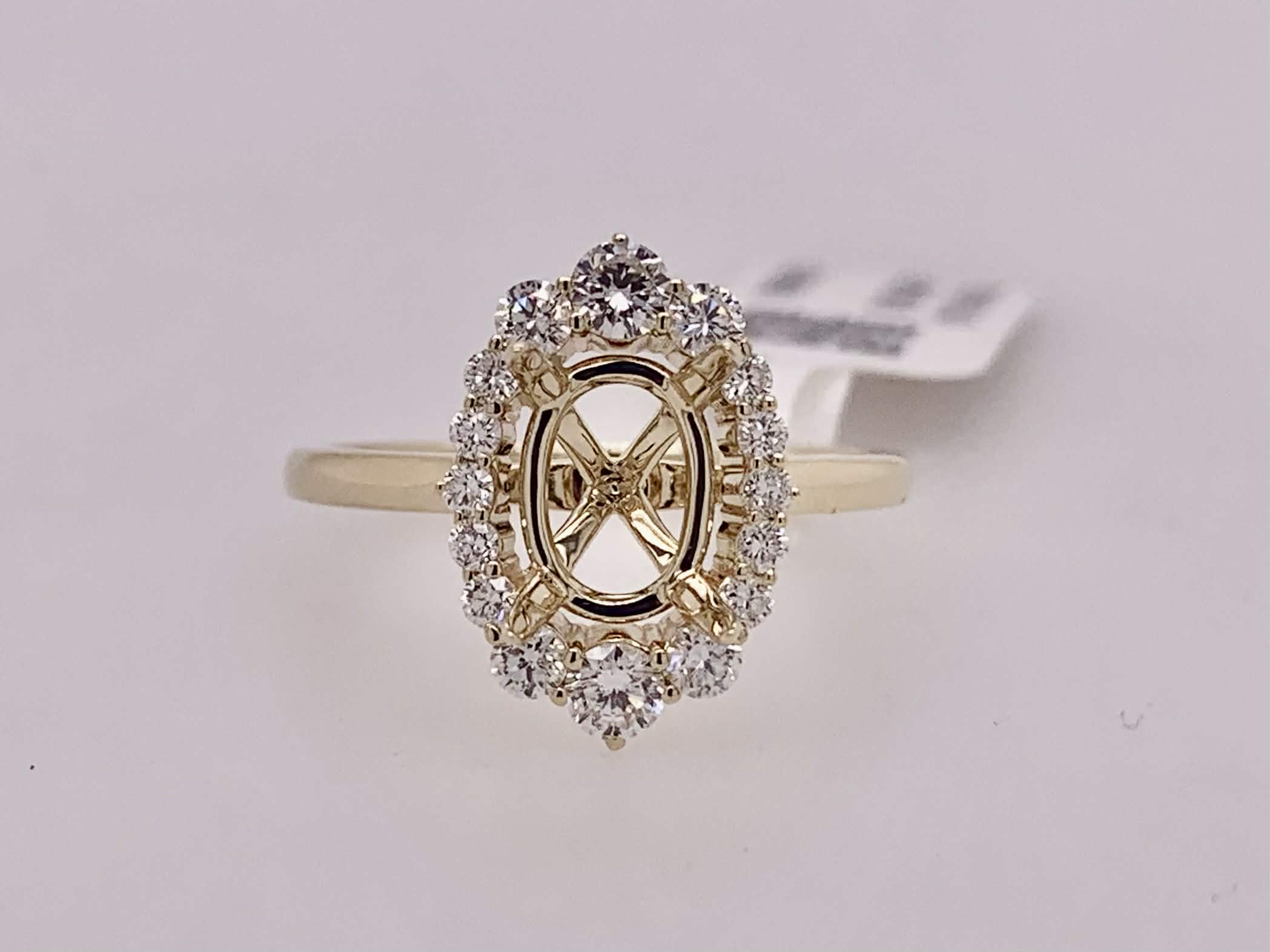 14K Diamond Semi-Mount