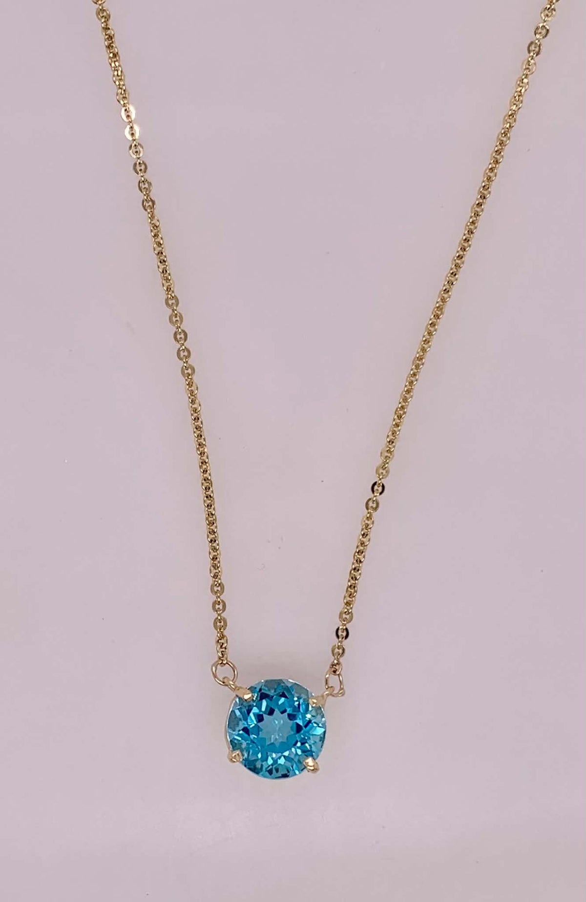 14K Ice Blue Passion Necklace