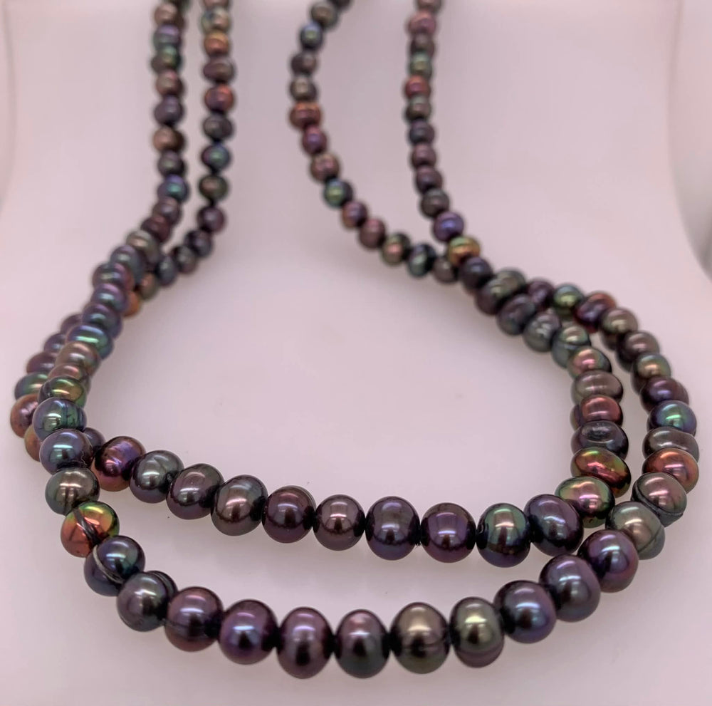 Black Freshwater Pearls