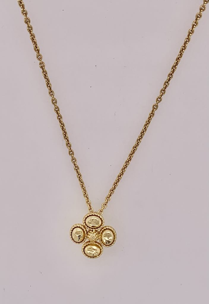 Berry Clover Station Necklace