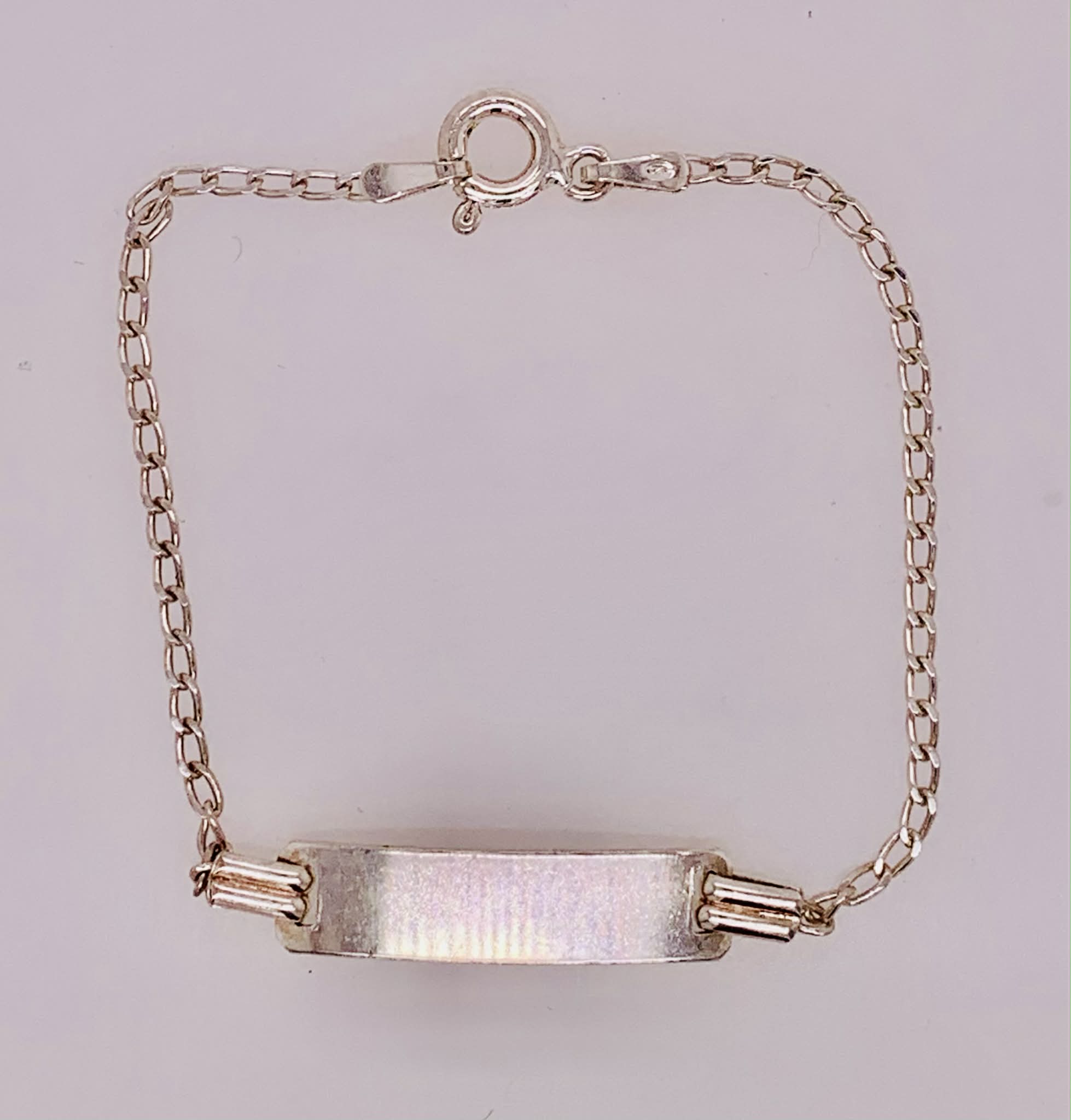 Estate Child's Sterling Silver Bar Bracelet