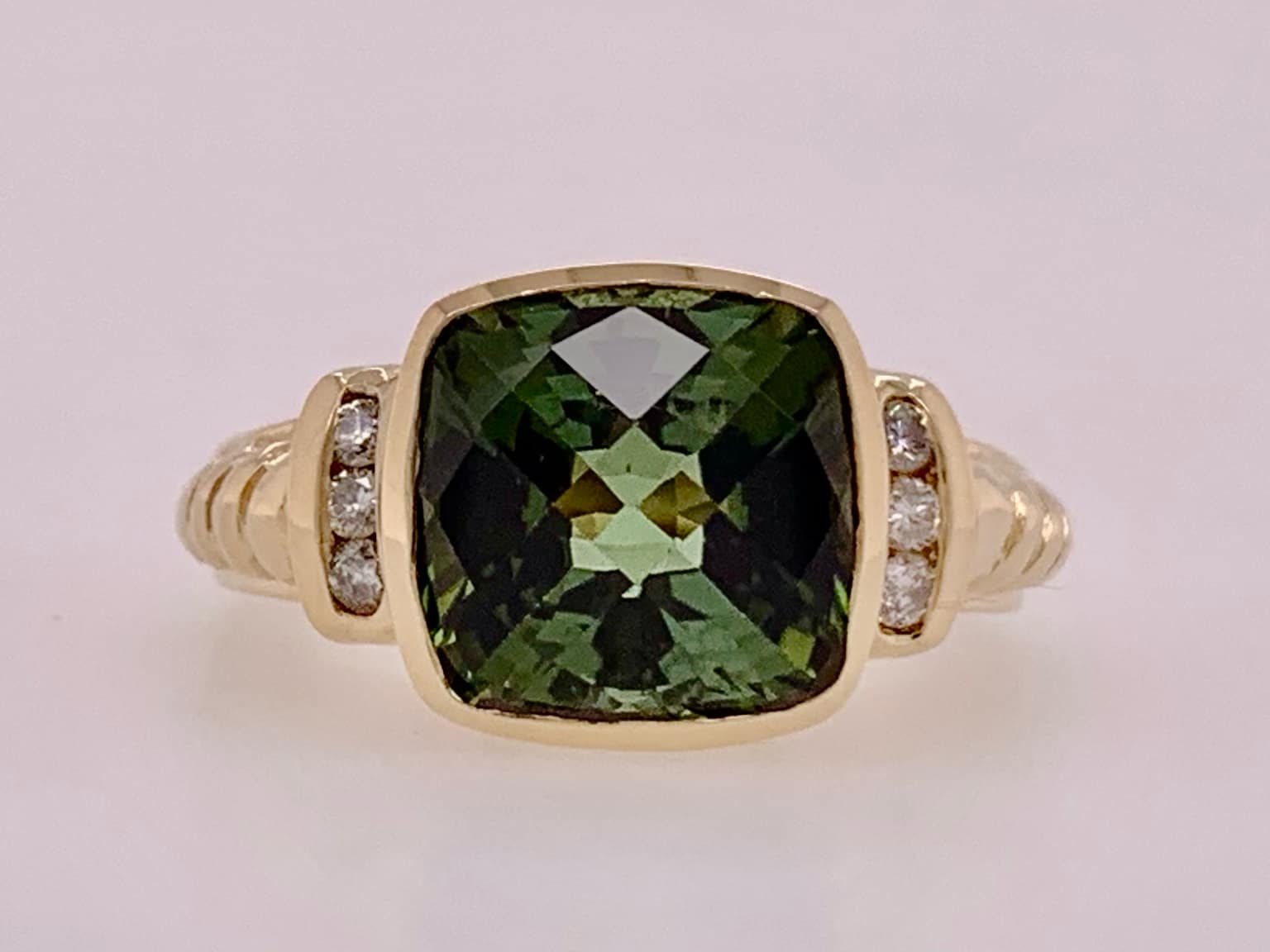 14K Estate Tourmaline Ring