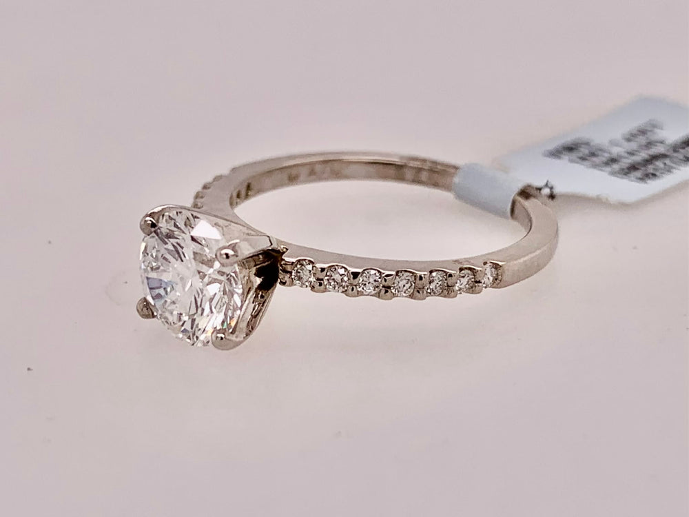 14K LAB Diamond Engagement Ring