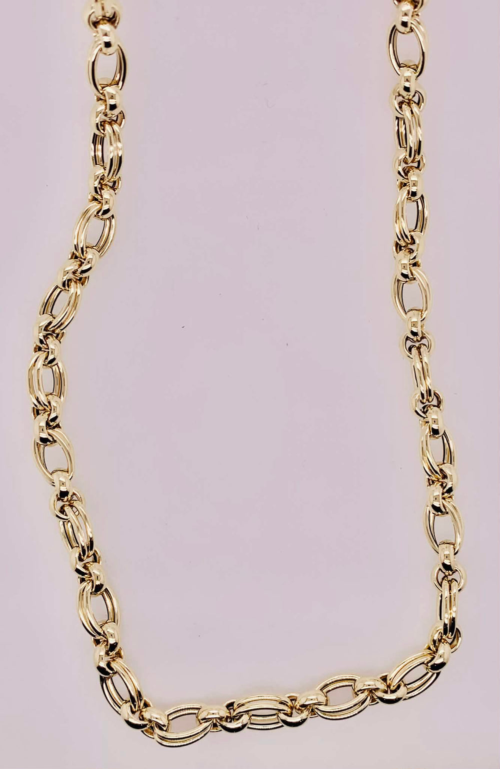 14K Gold Double Oval Link Chain