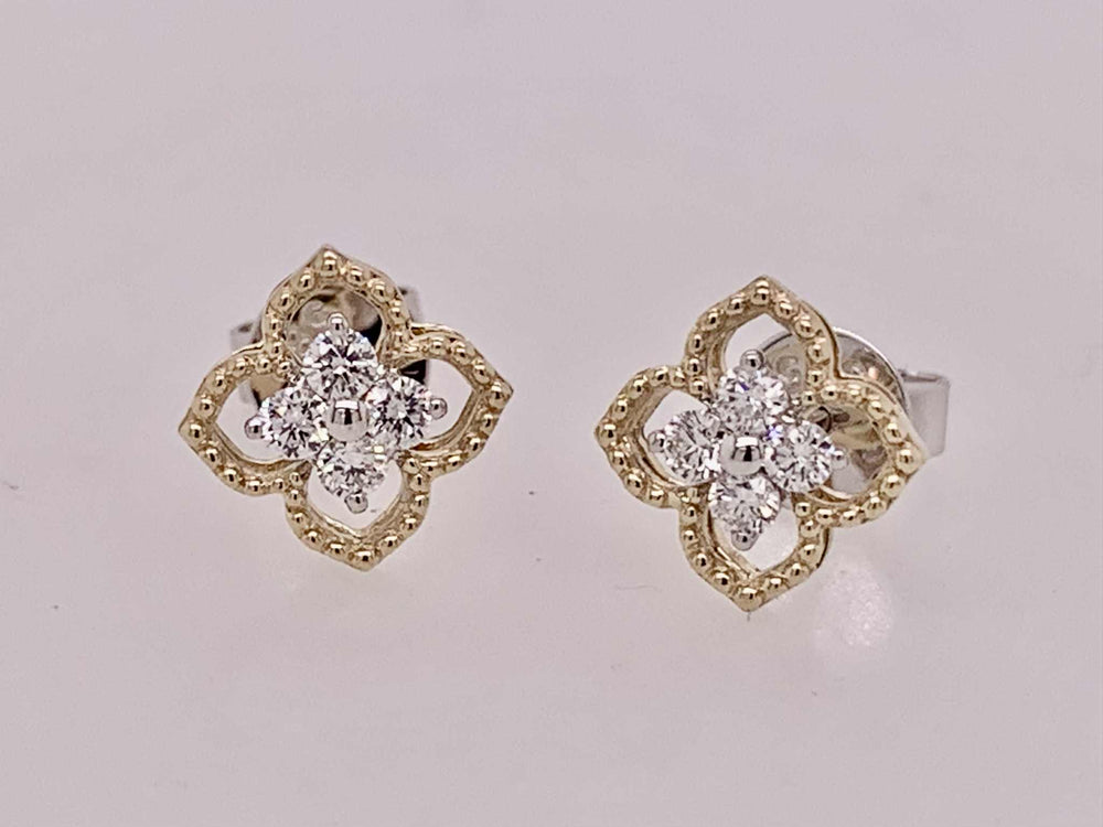 14K Diamond Earrings