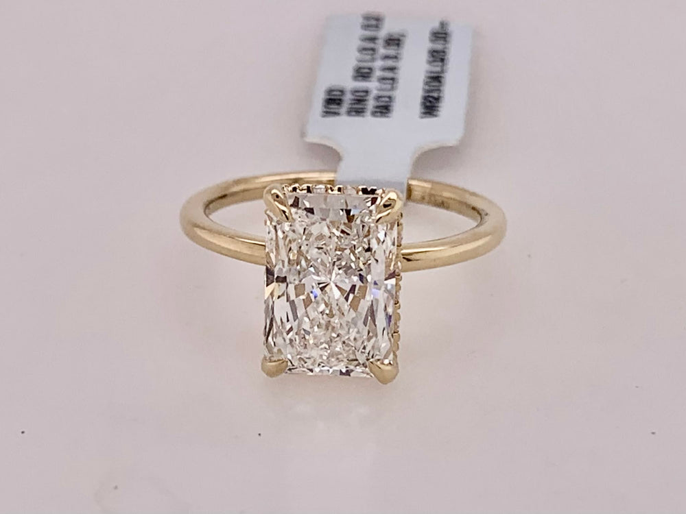 14K LAB Diamond Engagement Ring
