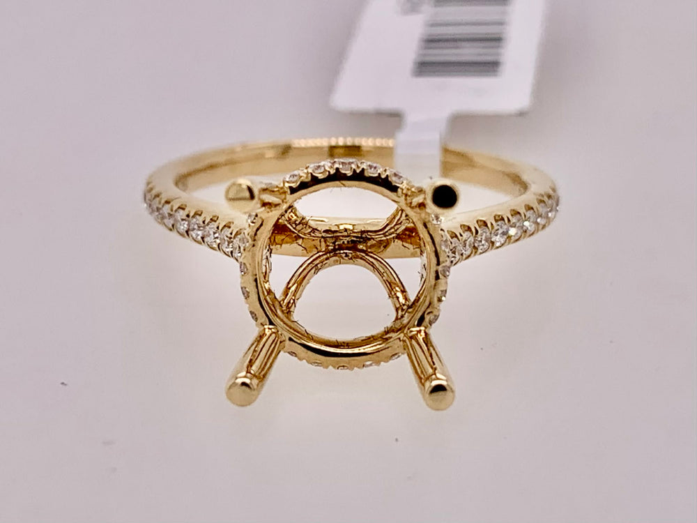 18K Diamond Semi-Mount