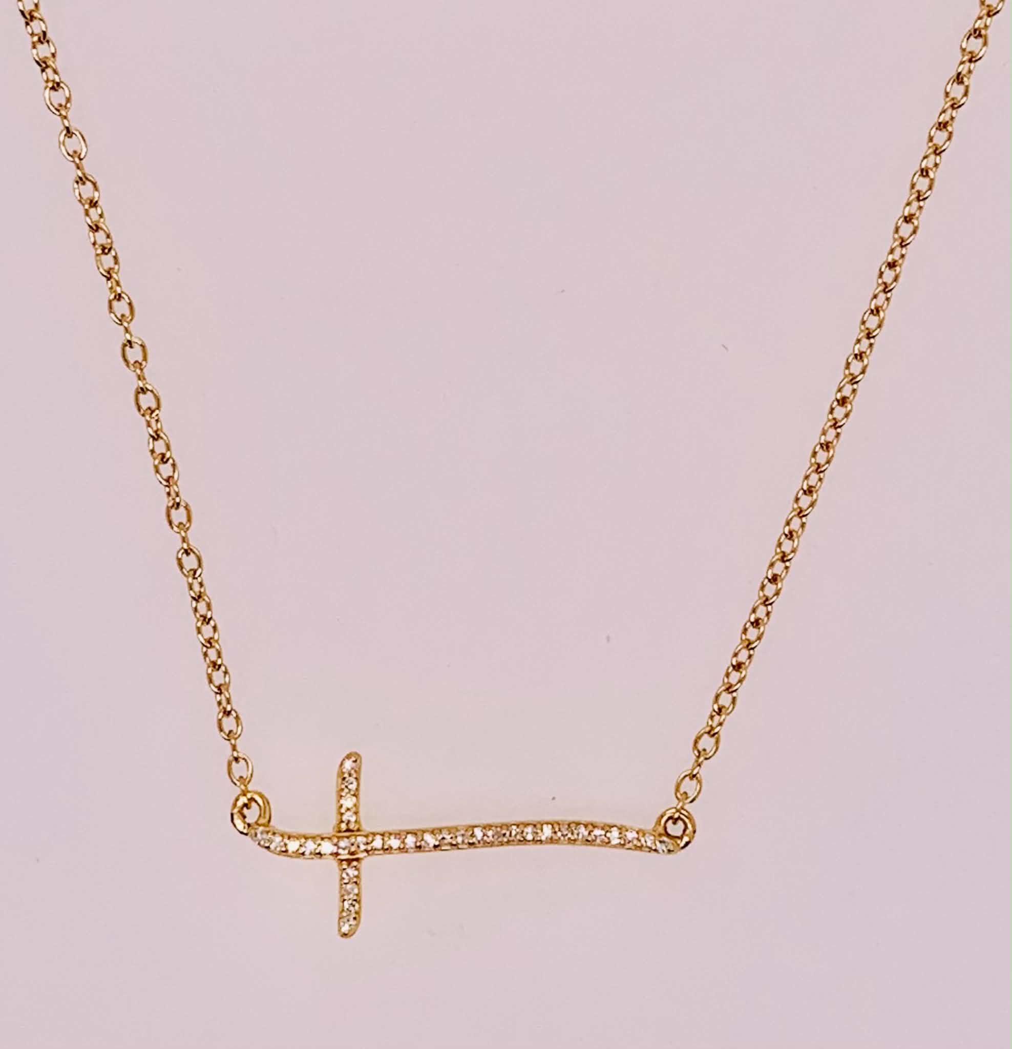 Ella Stein Criss Cross Pendant Necklace