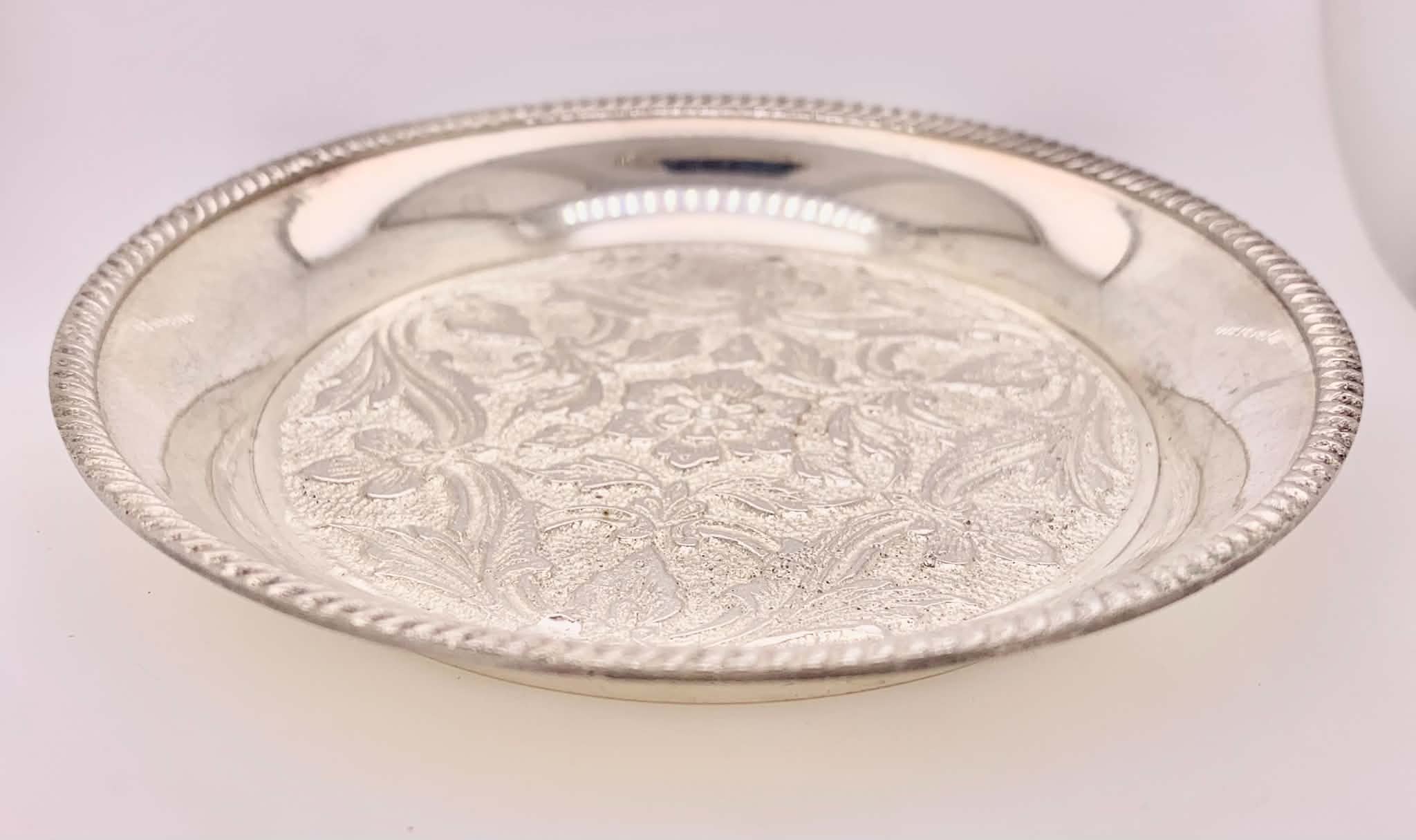 Estate German Silverplate Coaster Set