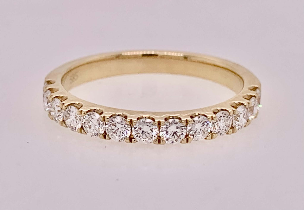 14K Gold Diamond Band