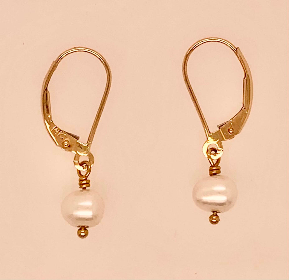 14K Pearl Earrings