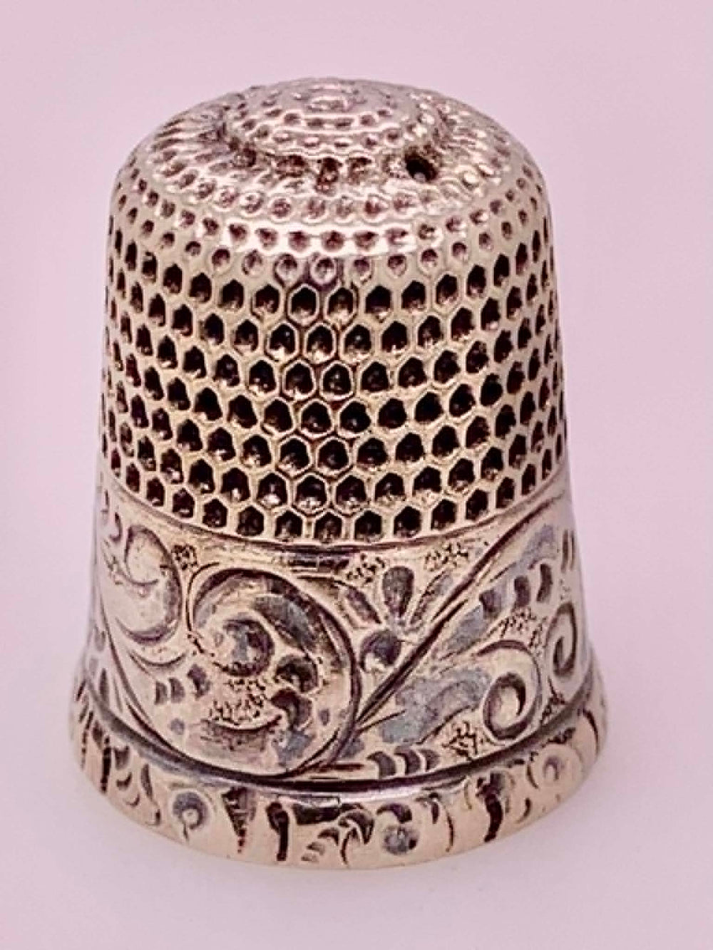 Estate Sterling Silver Thimble