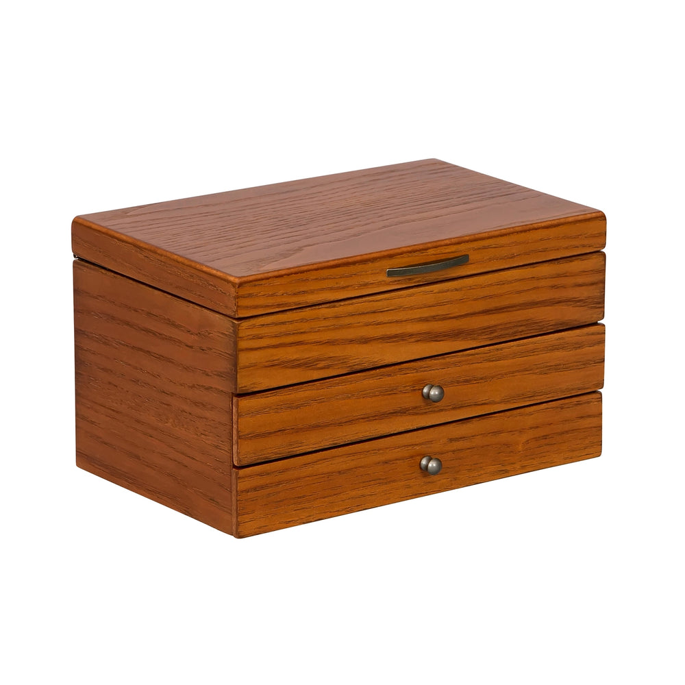 Selma Walnut Wooden Jewelry Box