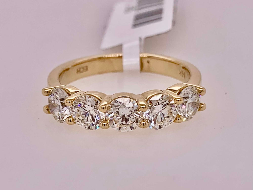 14K Diamond Anniversary Ring