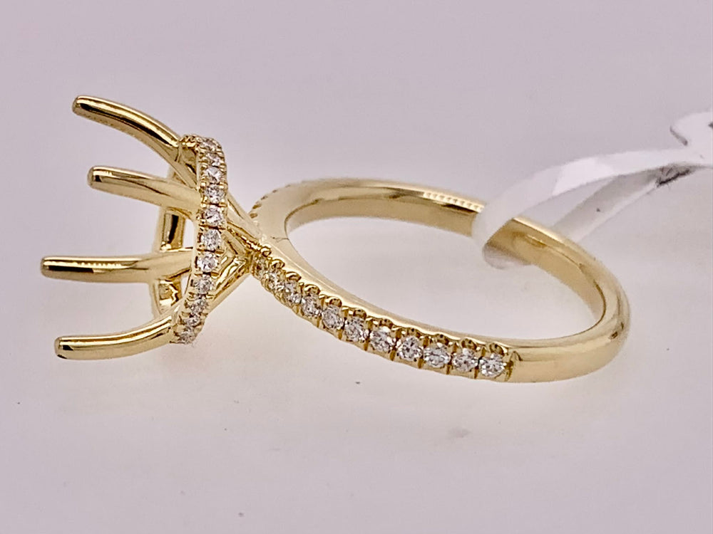 18K Diamond Semi-Mount