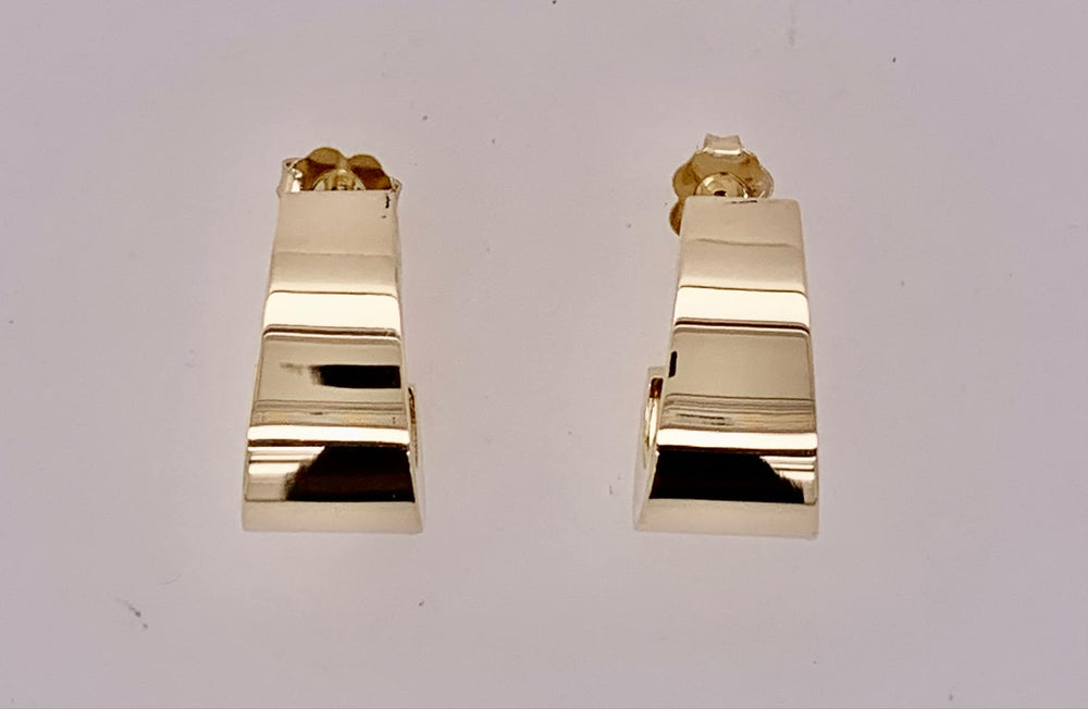 14K Half Hoop Earrings