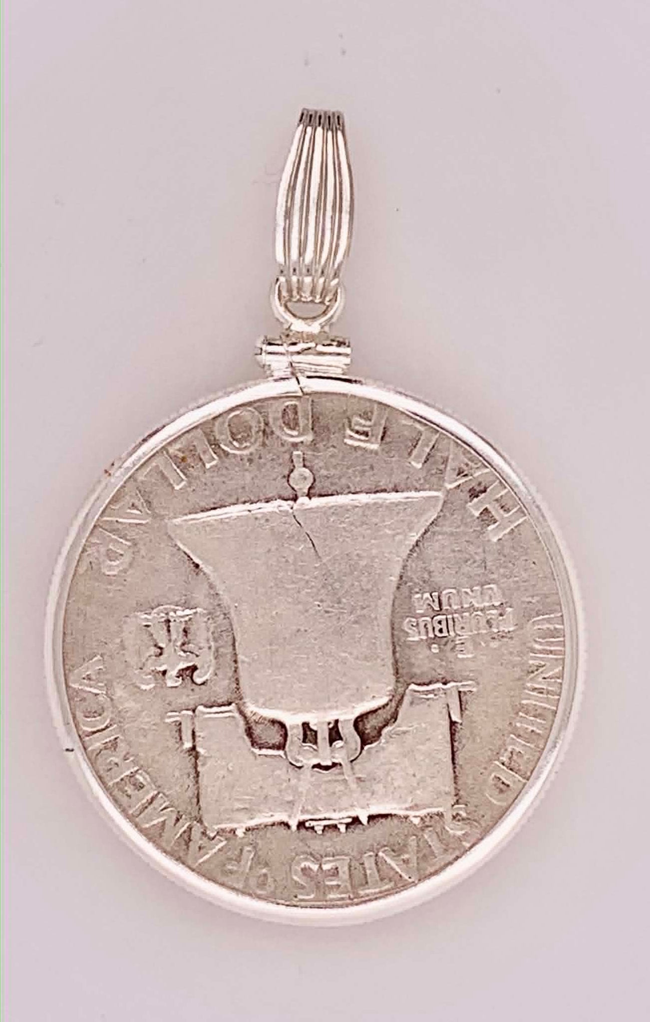 Sterling Silver Liberty Coin Pendant