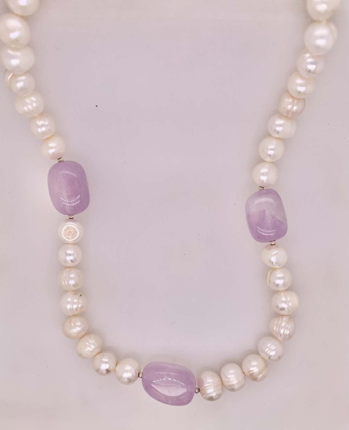 Estate Freshwater Pearl and Gemstone Necklace