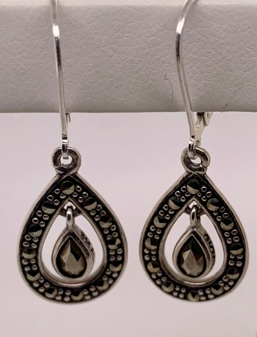 Sterling Marcasite Earrings