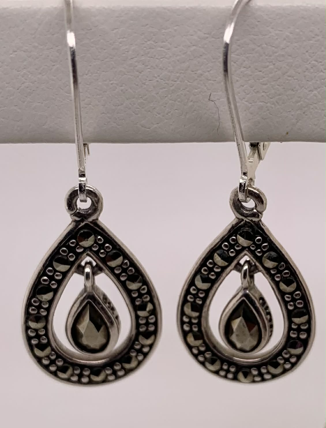 Sterling Marcasite Earrings