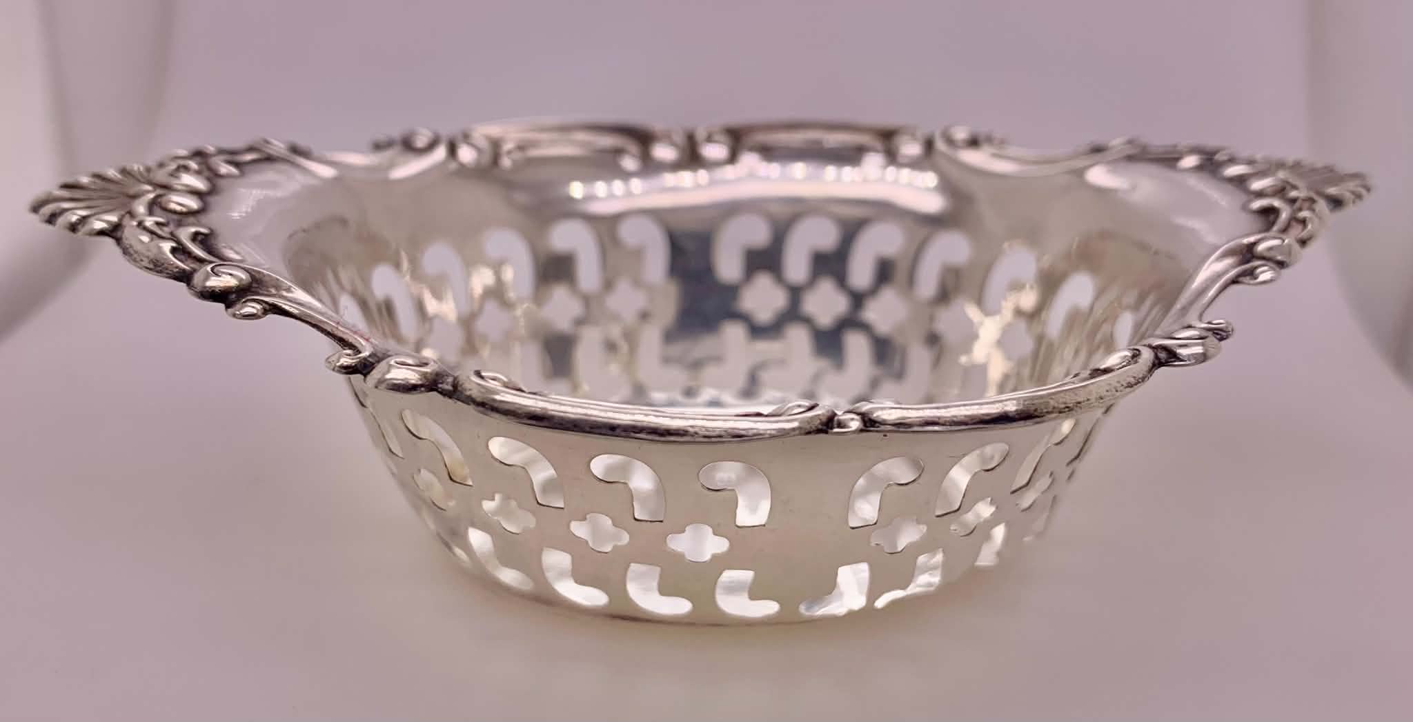 Estate Sterling Silver Nut Dish