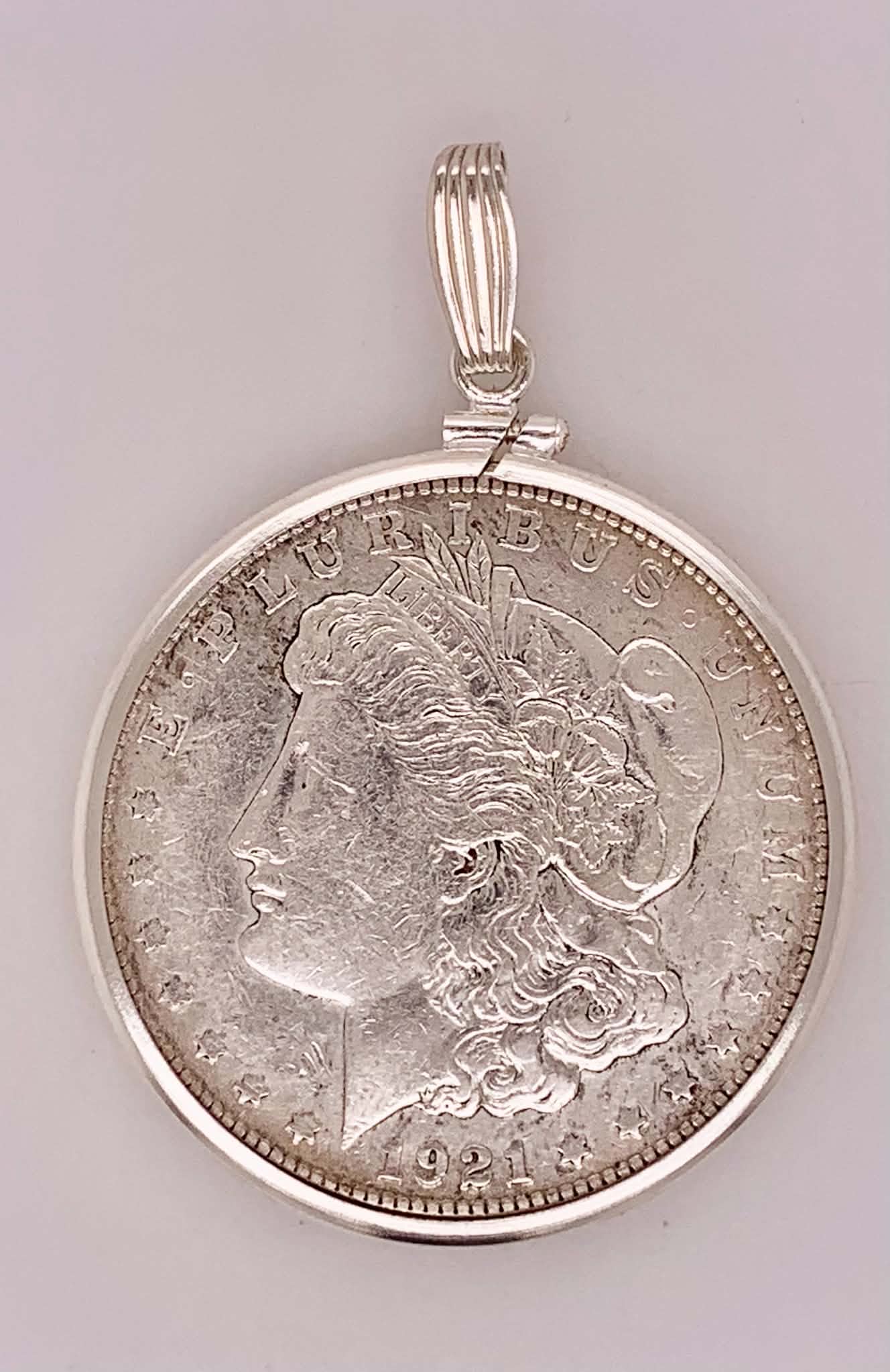 Sterling Silver Coin Pendant