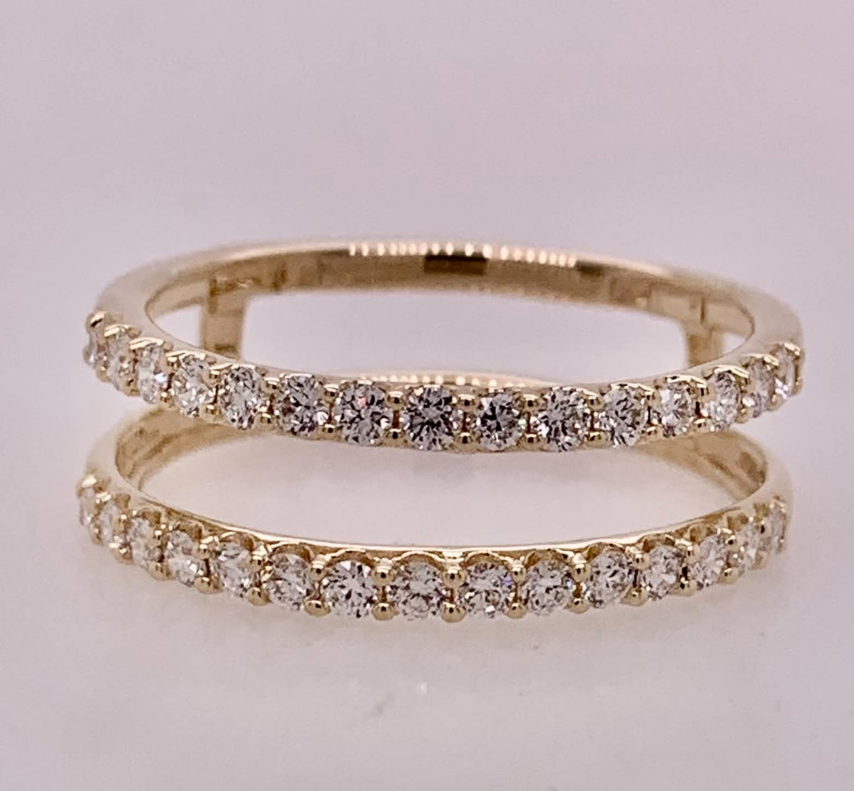 14K Lab Diamond Ring Guard