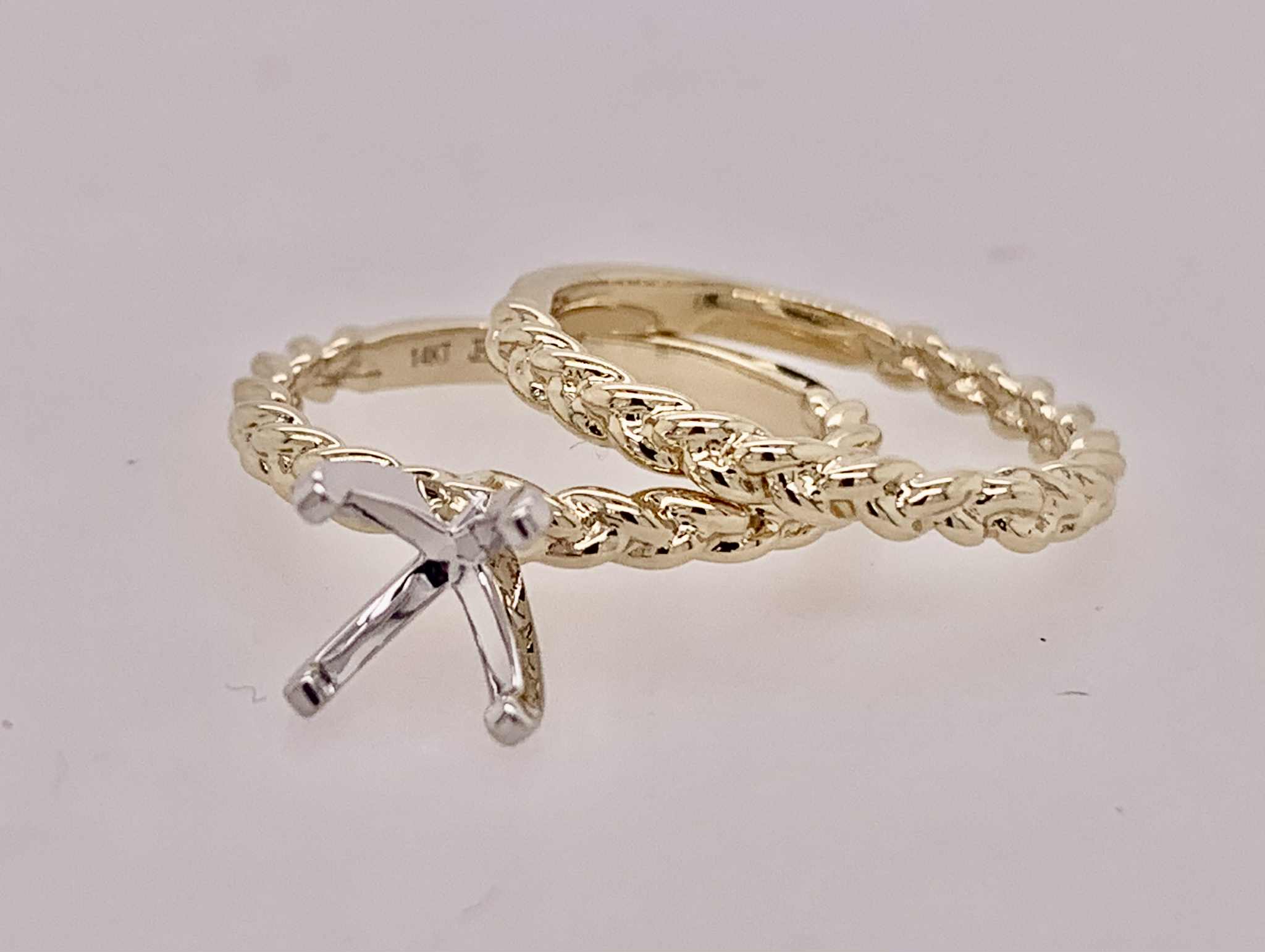 14K Gold Braided Band