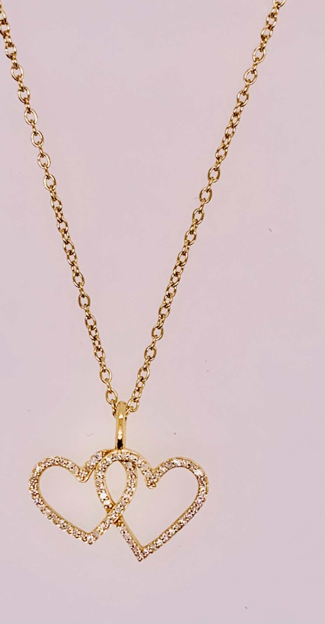Ella Stein Two Hearts Pendant Necklace