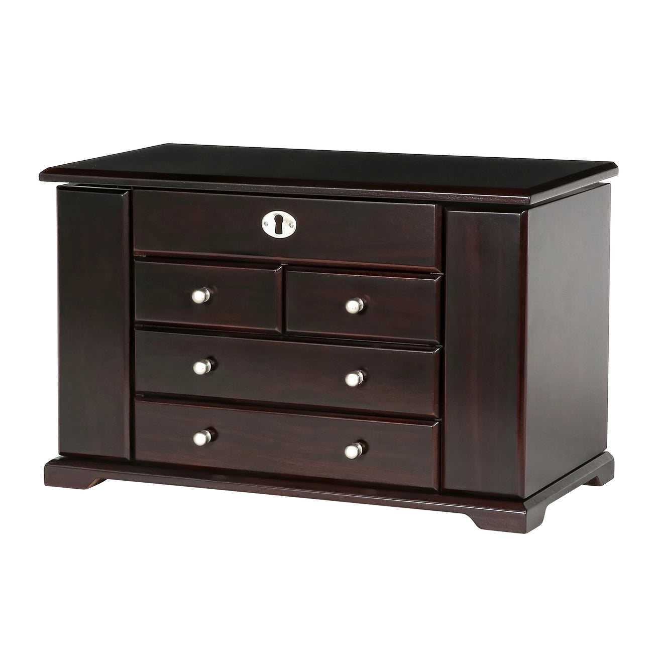 Ellington Mahogany Wooden Jewelry Box