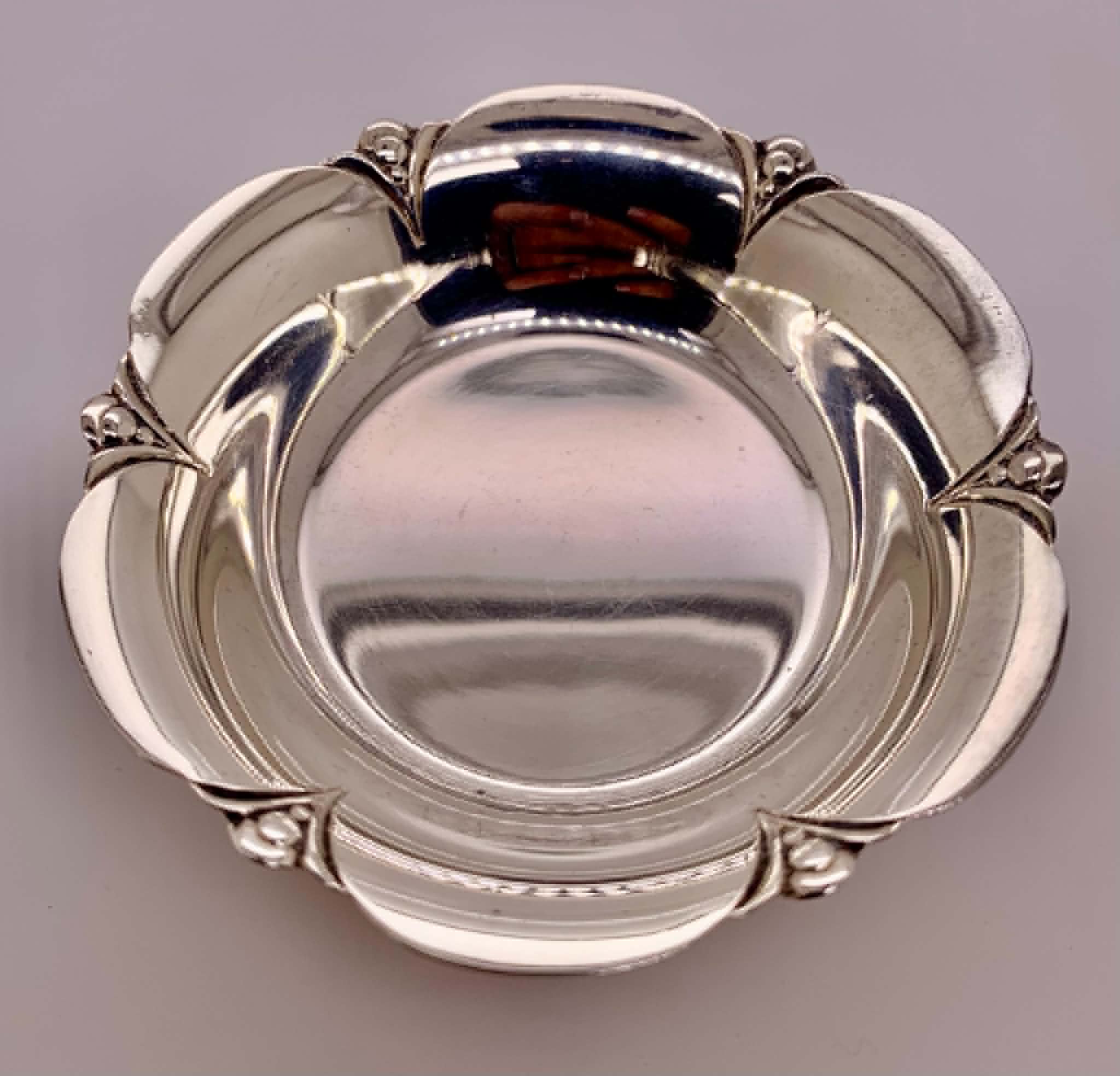 Estate Sterling Silver Nut Dish