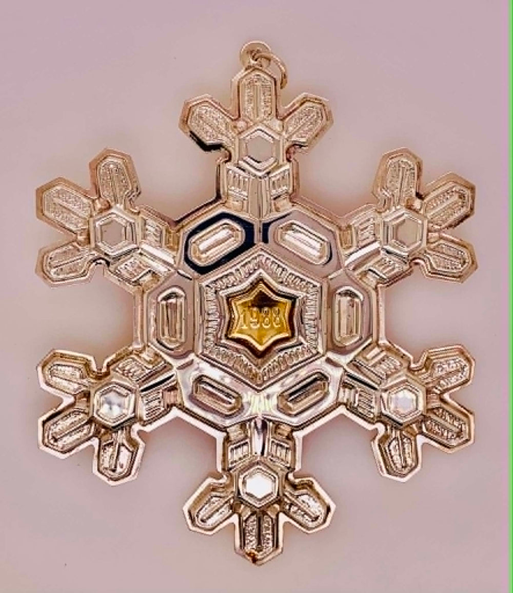 1988 Sterling Silver Gorham Collectible Christmas Ornament