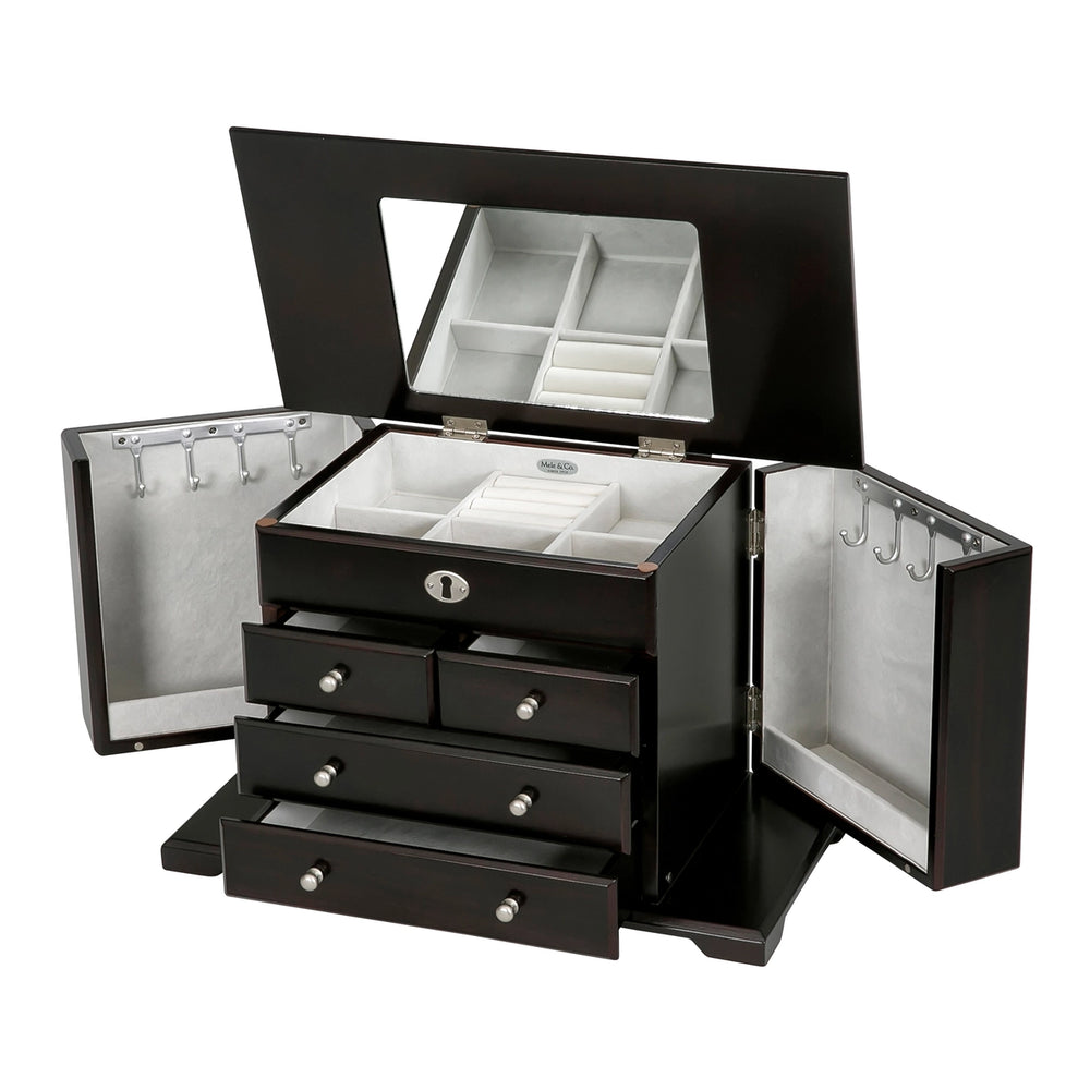 Ellington Mahogany Wooden Jewelry Box