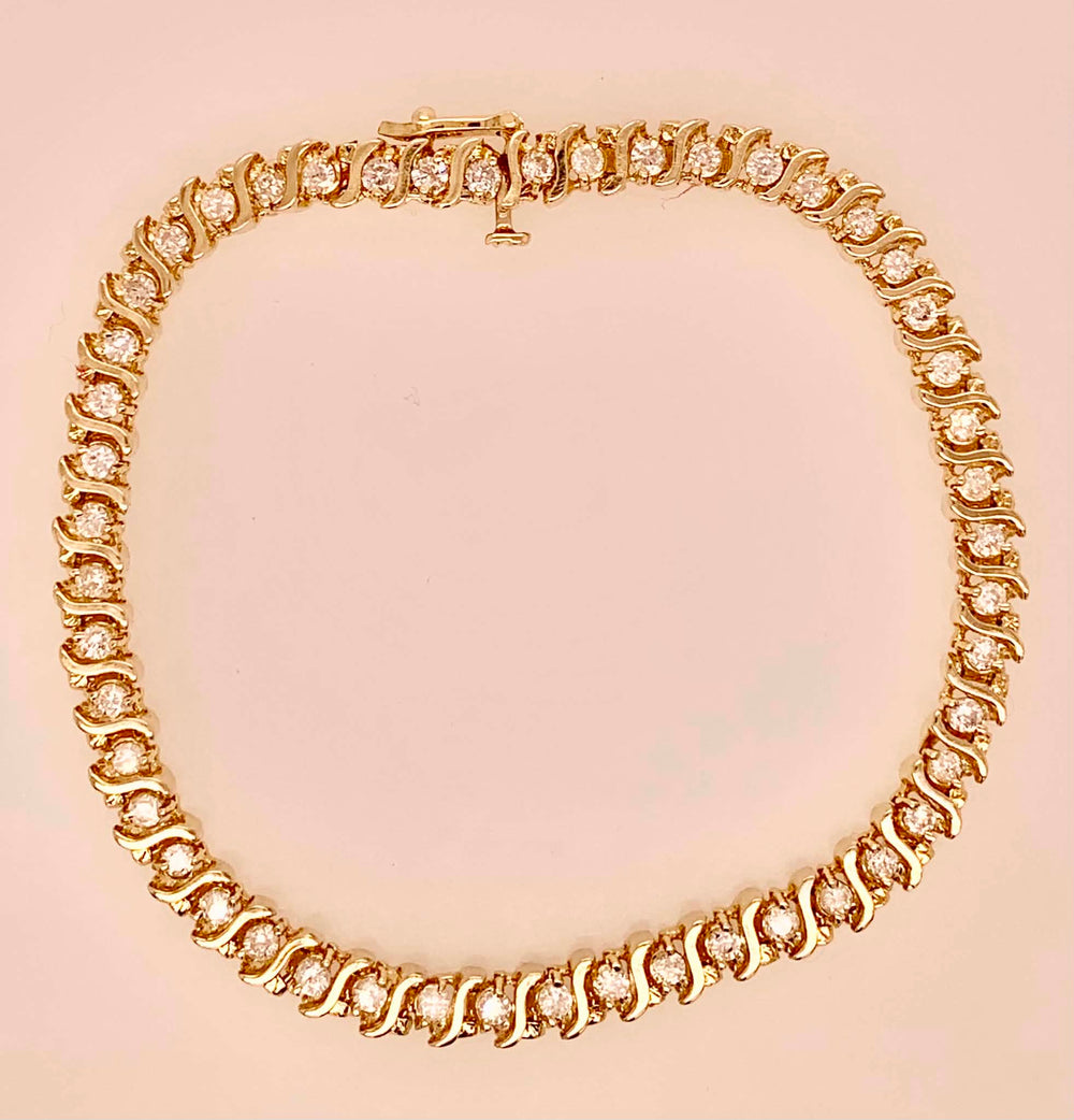 Estate Diamond Tennis Bracelet