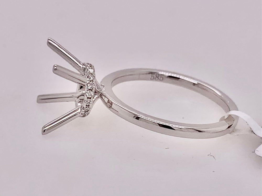 14K Diamond Semi Mount