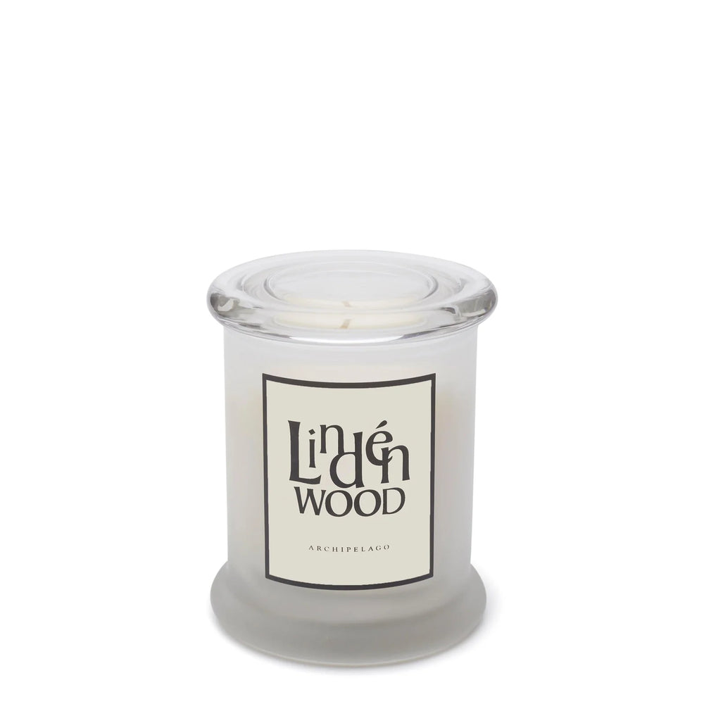 Archipelago Lindenwood Frosted Jar Candle