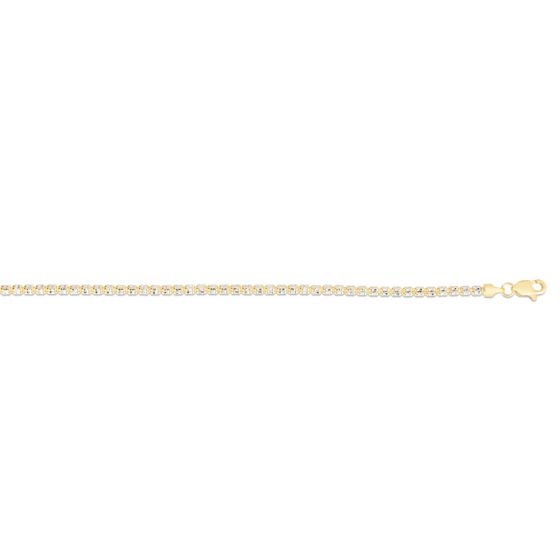 14K Gold Fancy Ice Chain