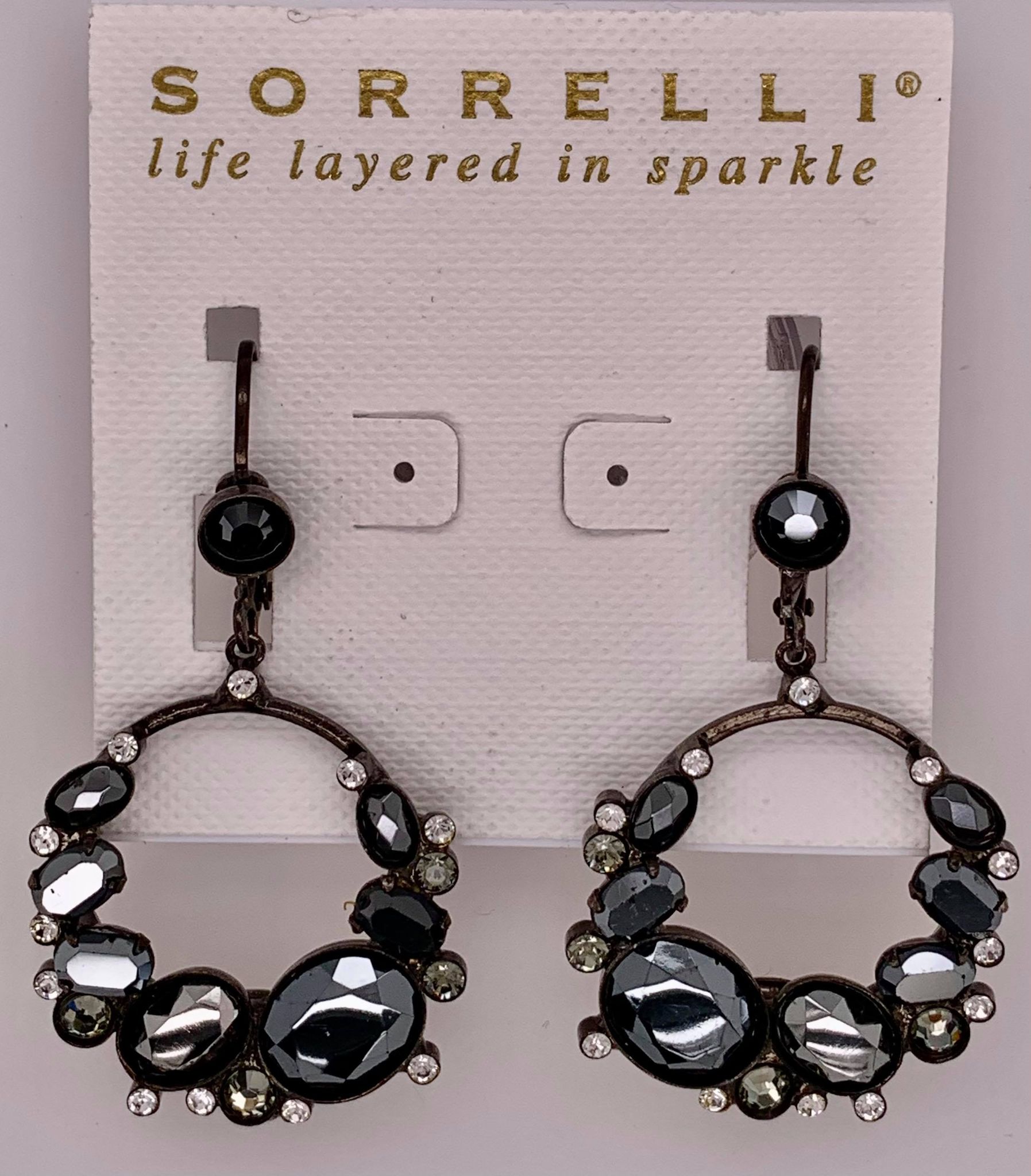 Cluster Hoop Earring