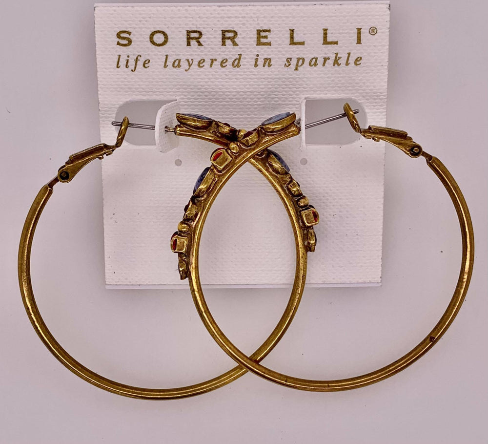 Mixed Media Hoop Earrings