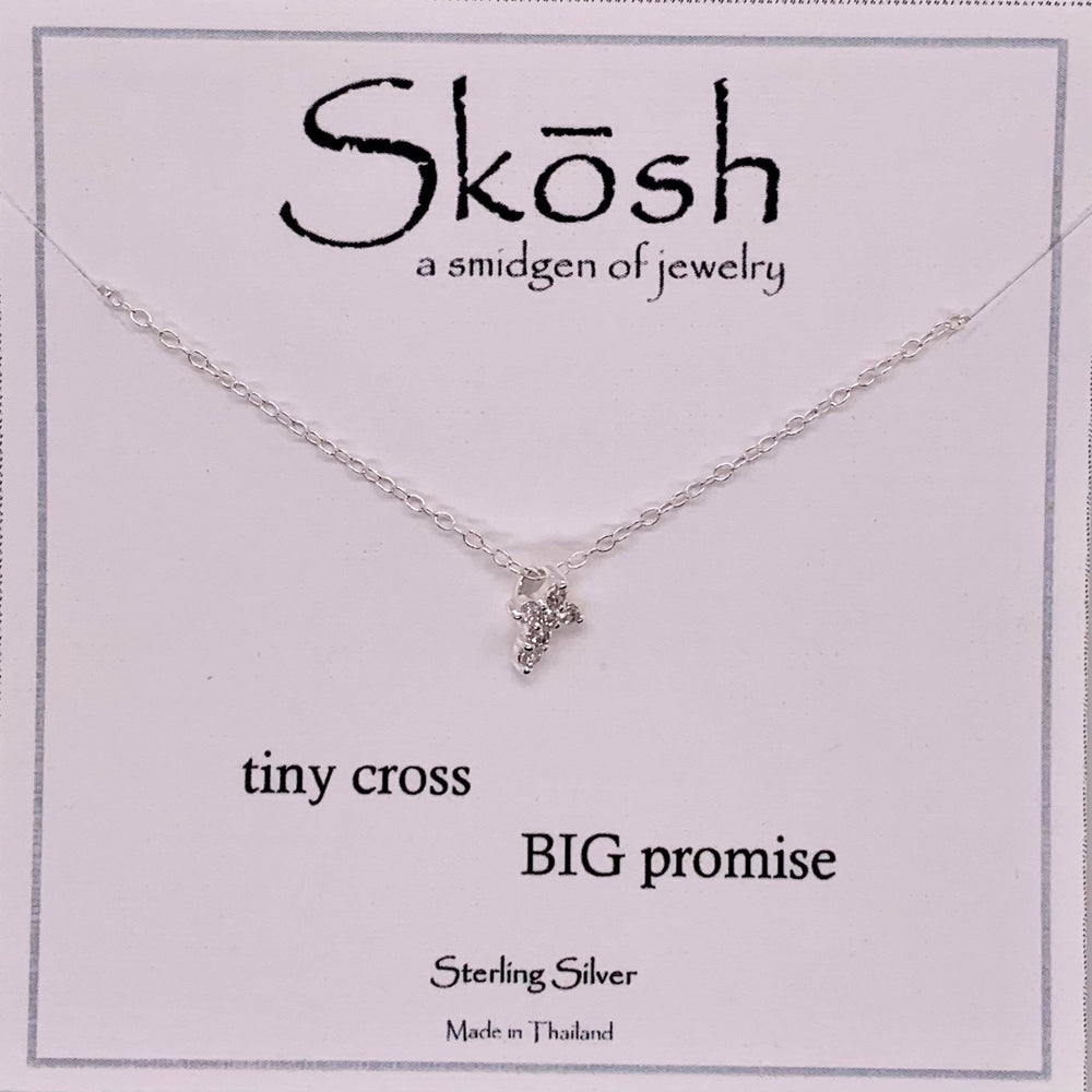 Skosh Pendant Tiny Cross