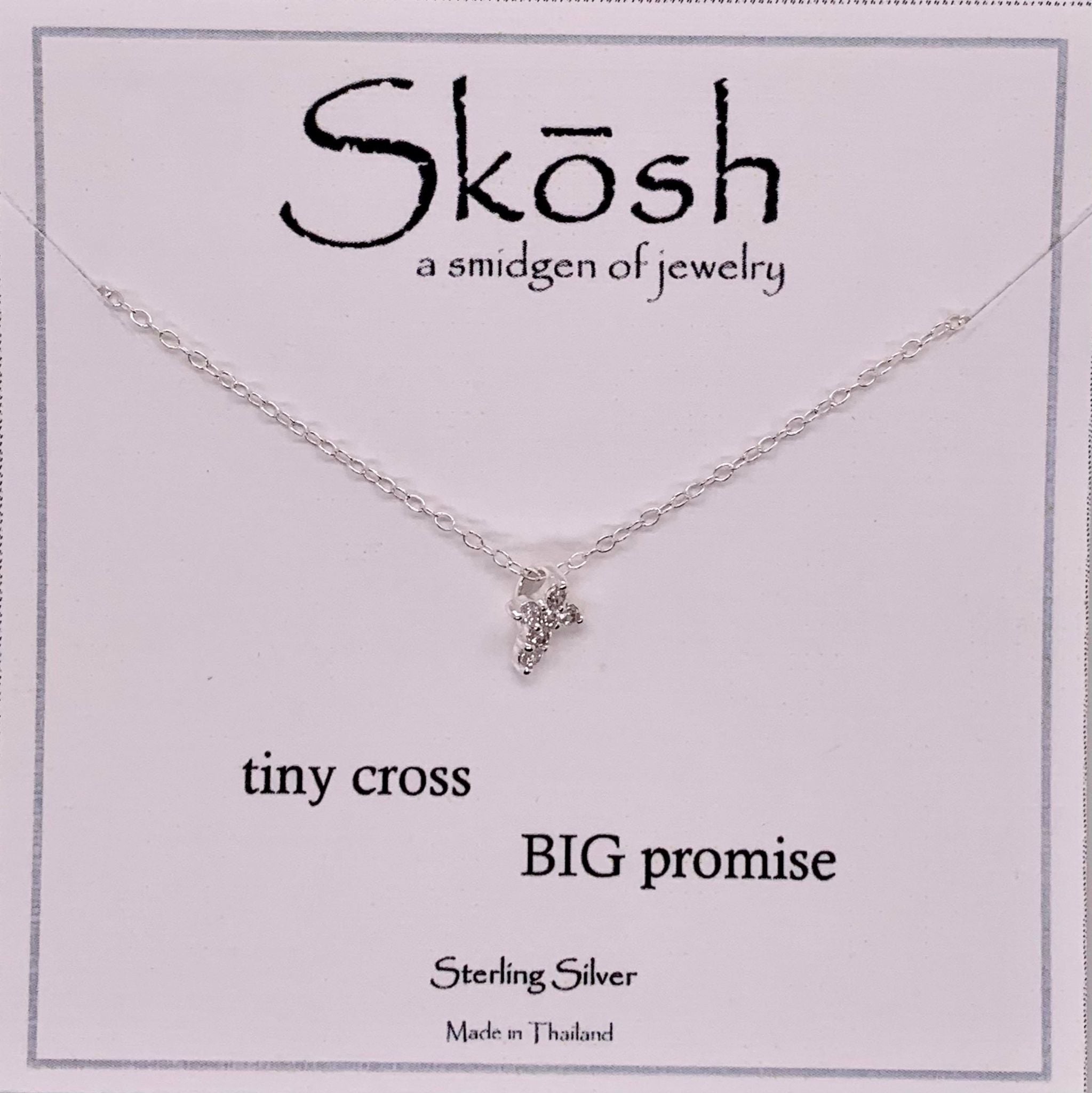 Skosh Pendant Tiny Cross