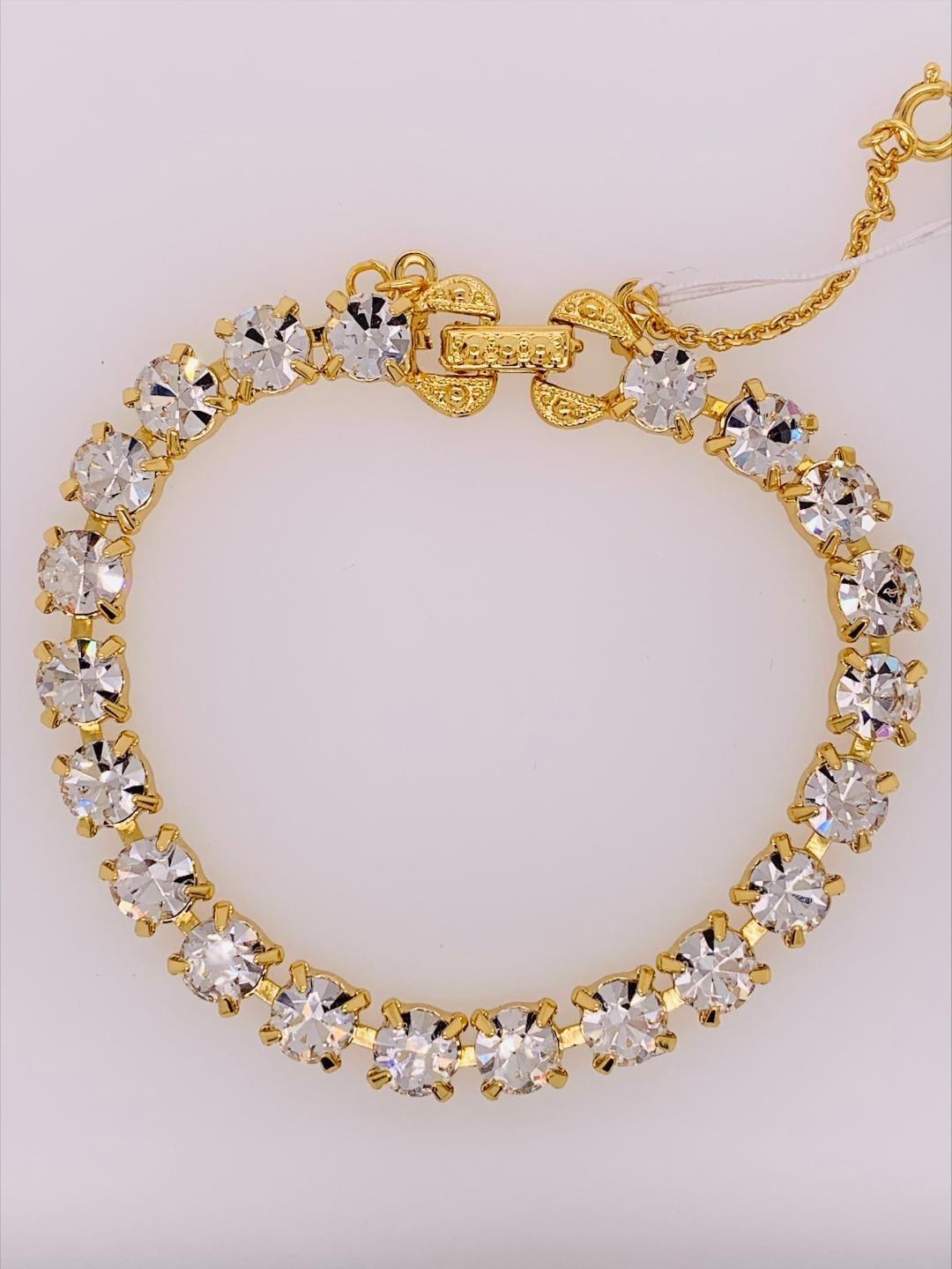 Repeating Round Tennis Bracelet